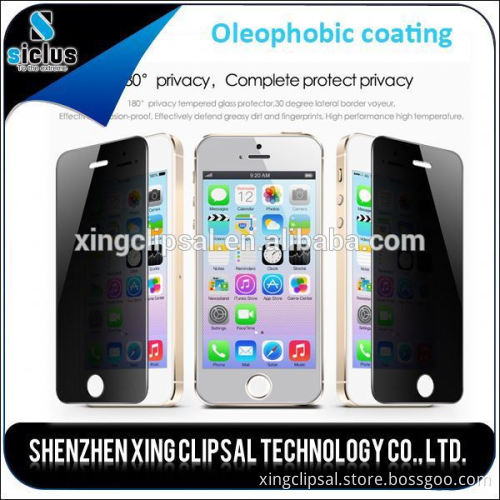 China supplier privacy glass, dark screen protecotor, privacy film for iphone 5s 5c 5